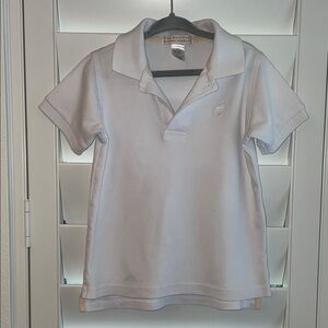 The Beaufort Bonnet Company Kids Polo in White/Cream